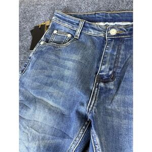 Demon & Hunter Skinny Slim Jeans Mens 25x28 Blue Denim Cotton Stretch Low Rise‎